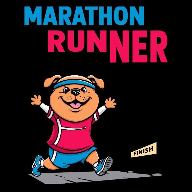 Dog Marathon Runner