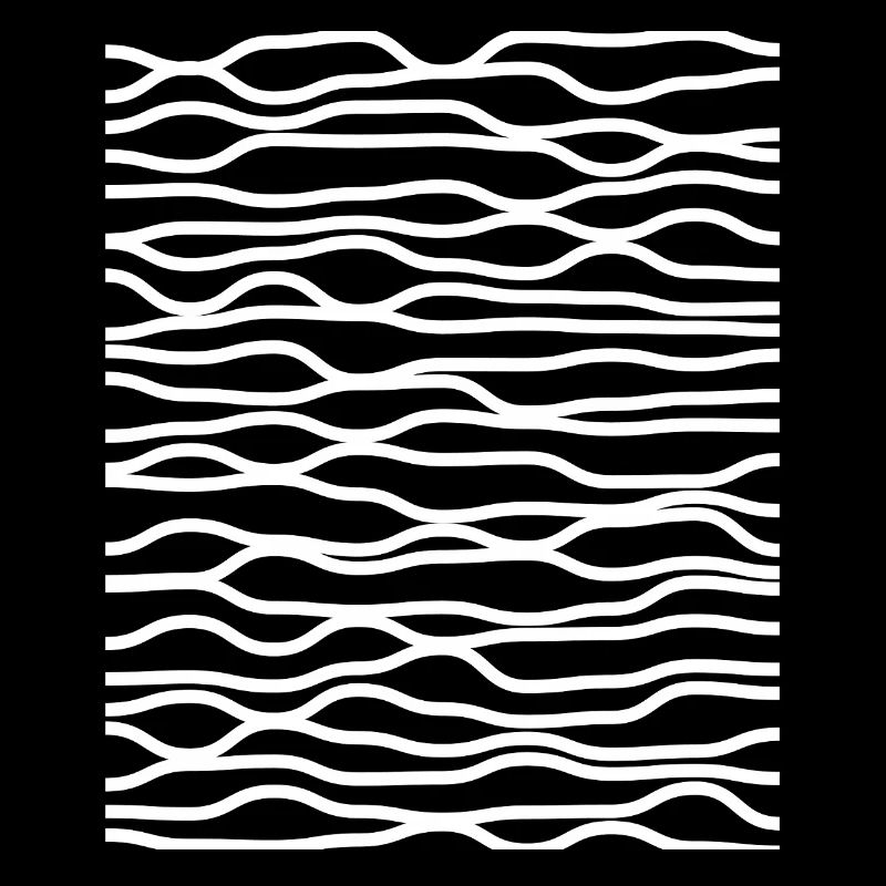 Zebra Wave Stripe Pattern