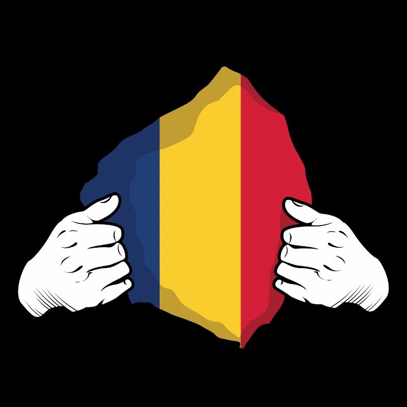 Drapeau de la Roumanie Idée de cadeau roumain roumain Cool