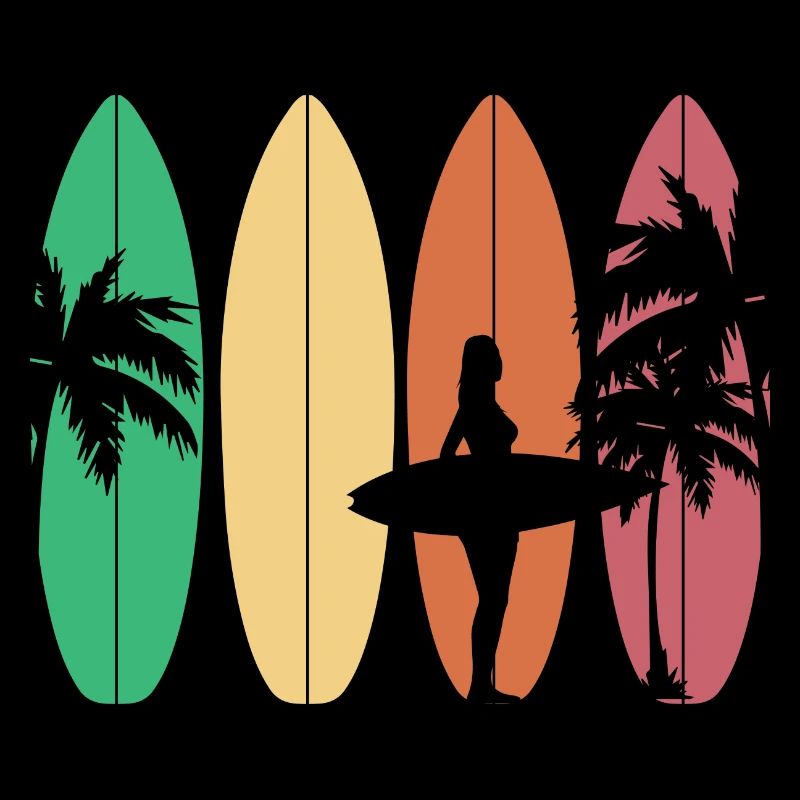 Surf Surfboard Surfer Idée Cadeau