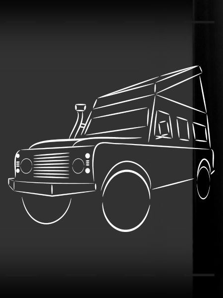 Defender mit Hubdach