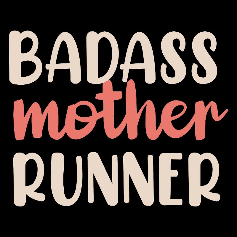 Lustige Panzer Läufer Mama Badass Mutter Läufer
