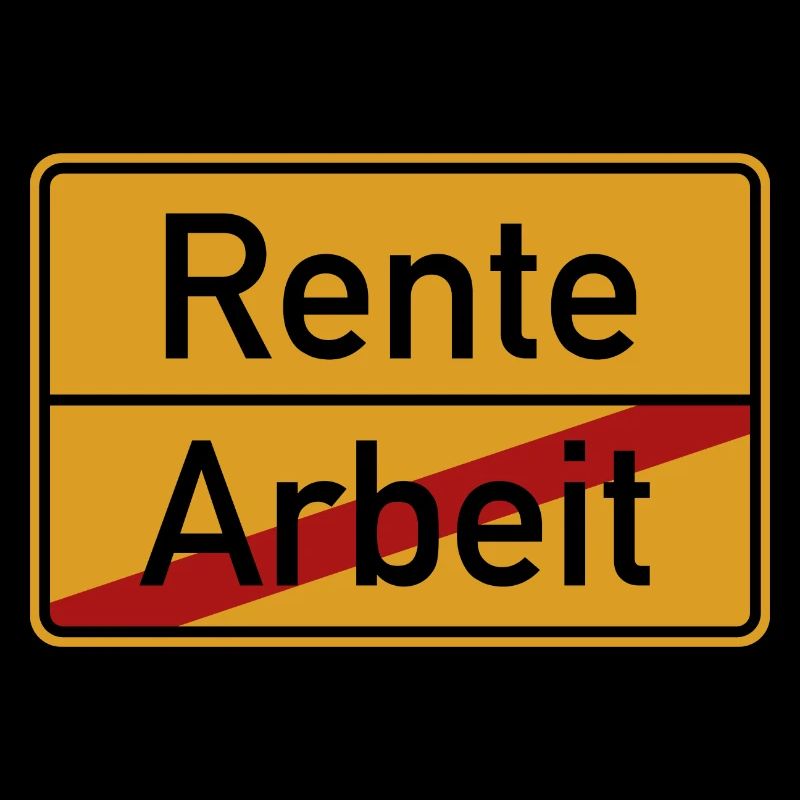 Rente - Rentner Ruhestand Pension
