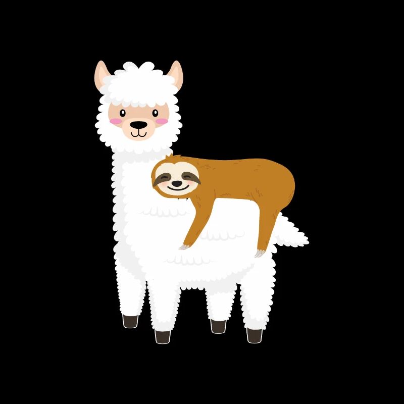 Alpaca with sloth