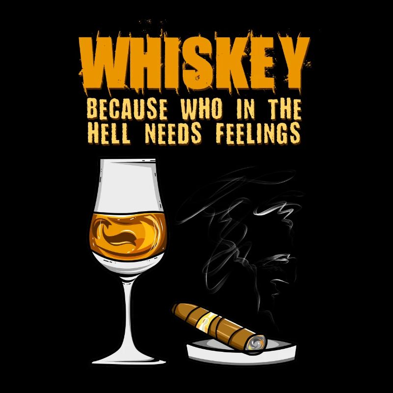 Whiskey Zigarre und Whisky