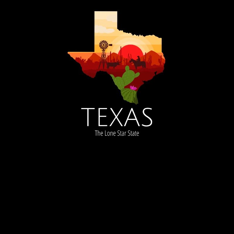 Texas Proud State Motto The Lone Star State