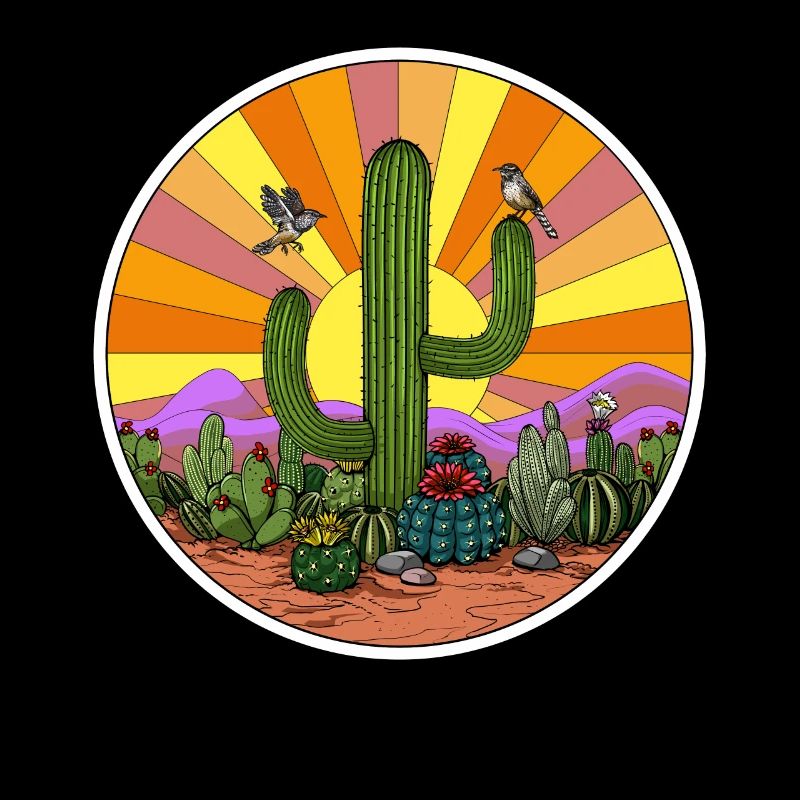 Hippie Cactus Desert