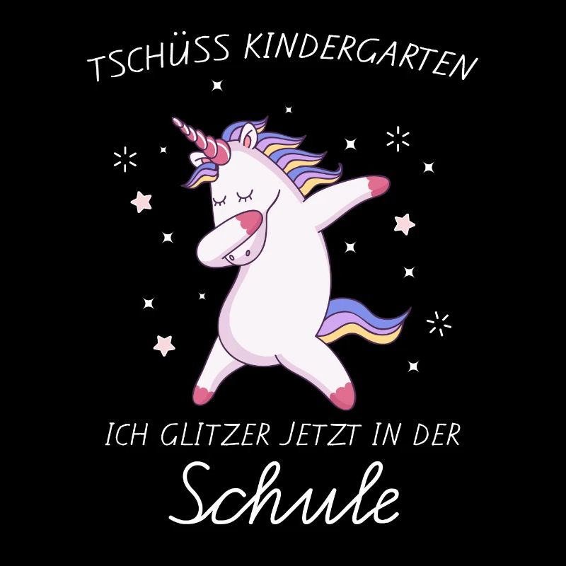 Dabbing Einhorn Geschenk zur Einschulung