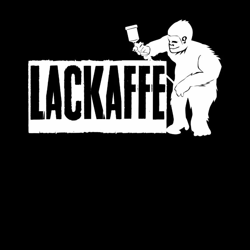 Lackierer - Lackaffe Spruch Geschenk