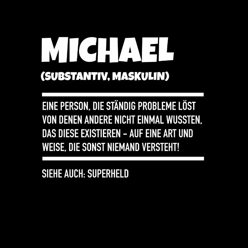 Michael Name Geschenk