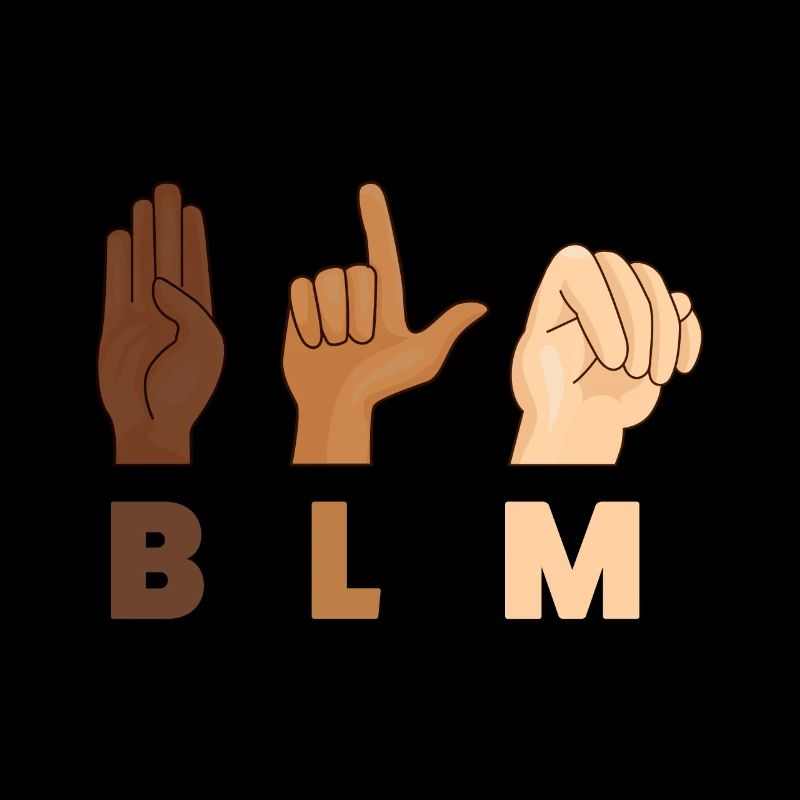 Black Lives Matter ASL Equality BLM Gift