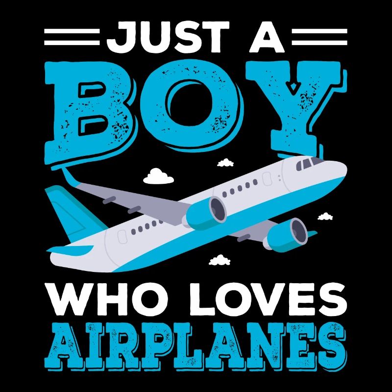 Airplane boy saying gift