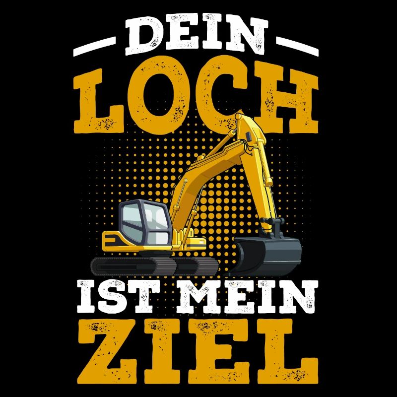 Bagger Spruch Baumaschine Geschenk