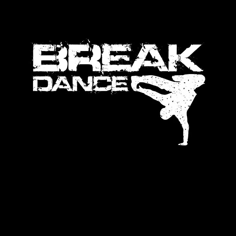 Breakdancing vintage breakdancer
