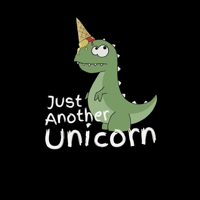 Just Another Unicorn Dinosaurier Einhorn mit Eis