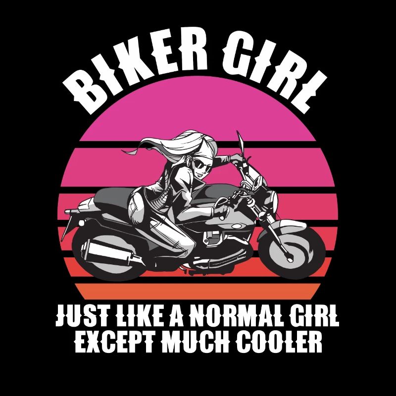 biker girl
