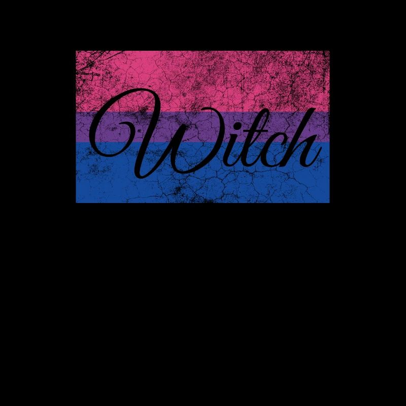 Bi Witch - Lesbian - Bi Flag - Bi Witch Flag