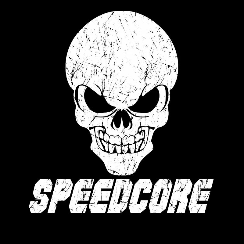 Speedcore Crâne de mort Techno