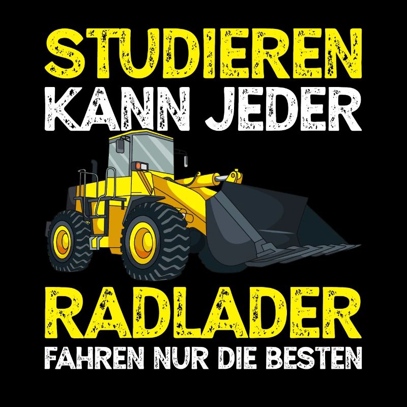 Radlader Fahrer Bagger Baggerlader