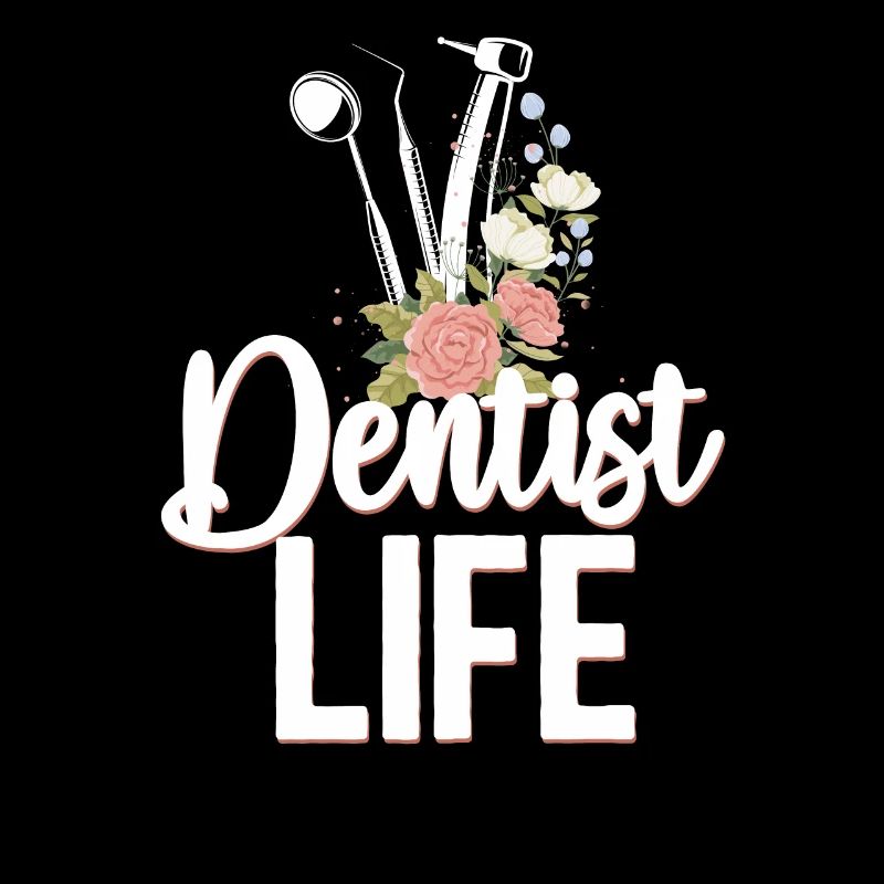 Dentiste Vie Fleur Florale Dentiste