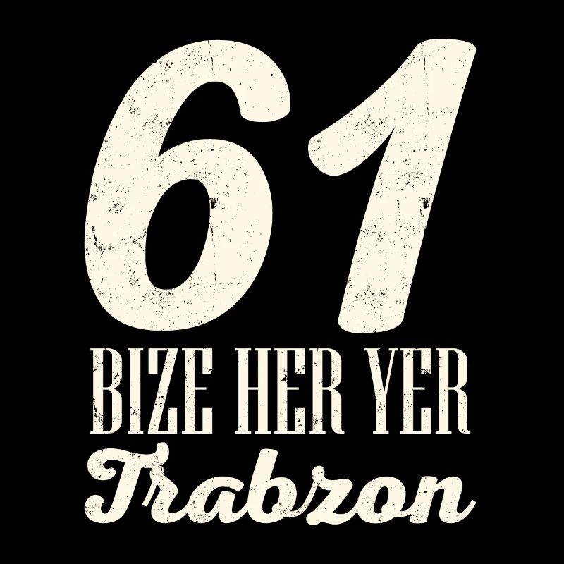 Bize her yer trabzon 61 Halbmond mit Stern