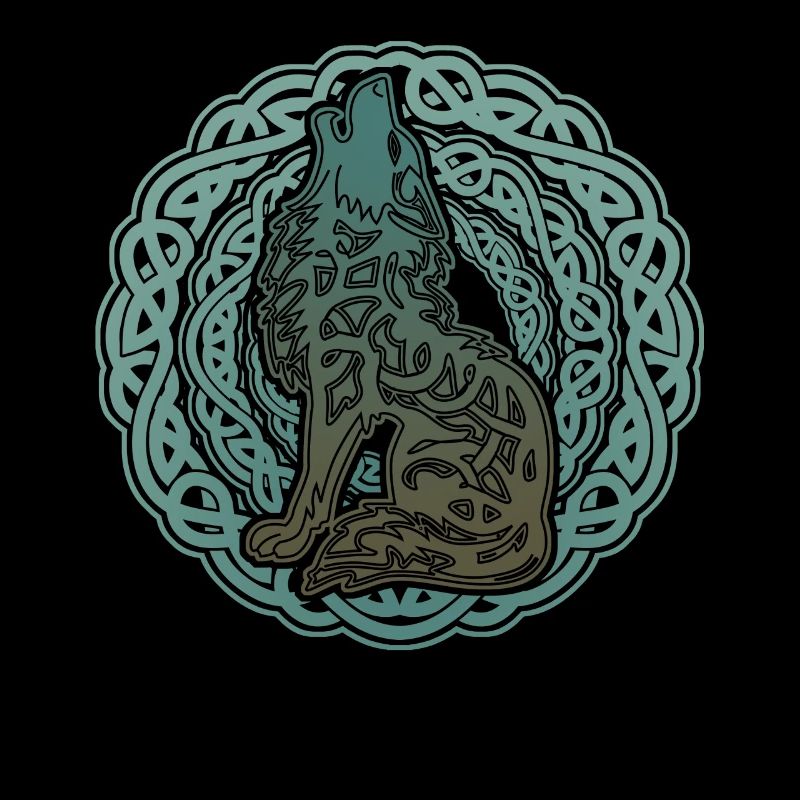 Wolf Odins Wikinger Wölfe Valhalla