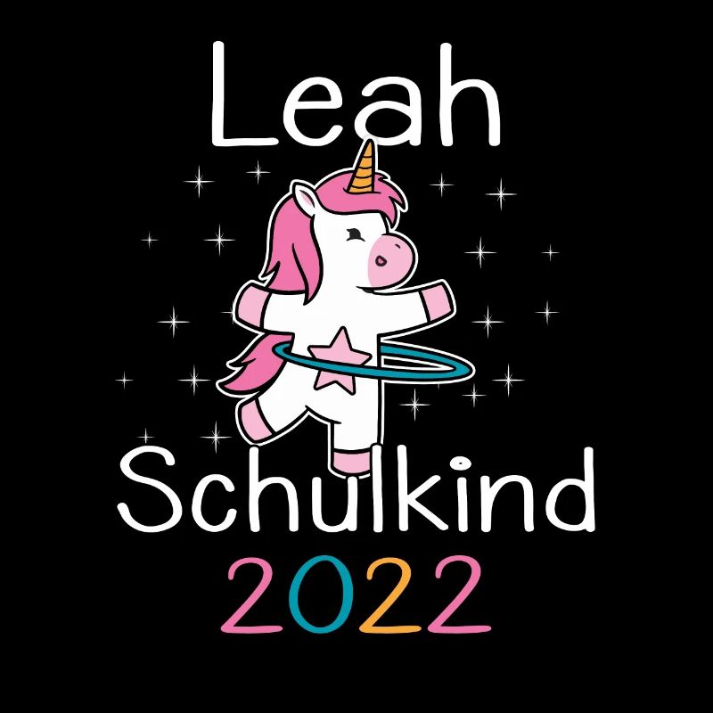 Einschulung 2022 Leah Einhorn Erstklässler 2022
