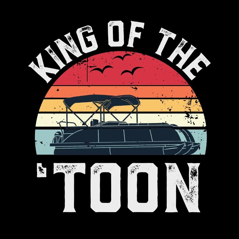 Ponton Roi du 'Toon Boating Gift for Boat