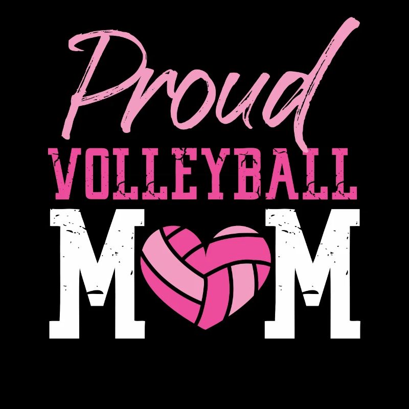 Joueuse de volleyball Équipe Maman Mère