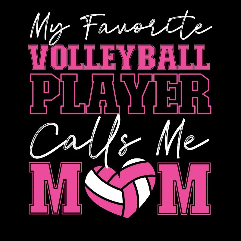Joueuse de volleyball Équipe Maman Mère