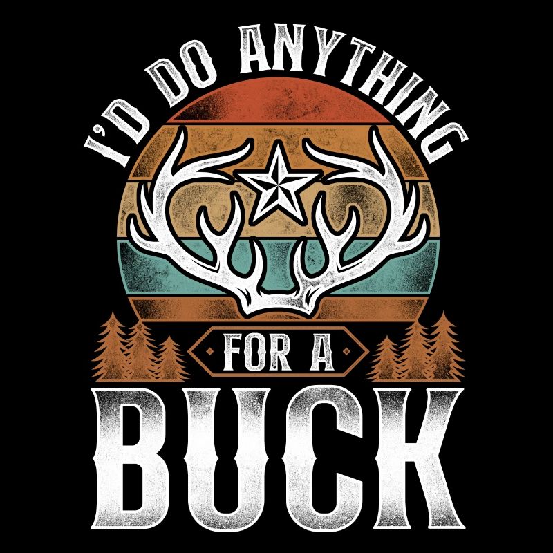 Jeu de mots de chasseur de chasse au cerf Buck