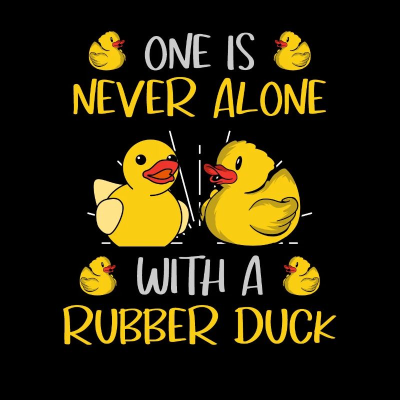 Never alone with a squeaky duck