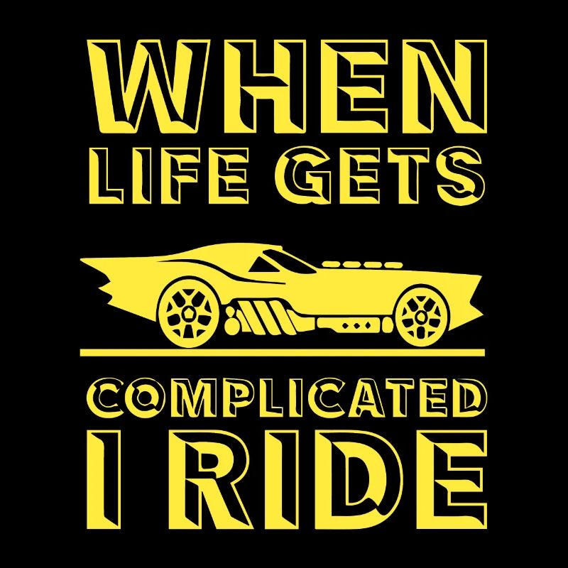 When life gets complicated drive car