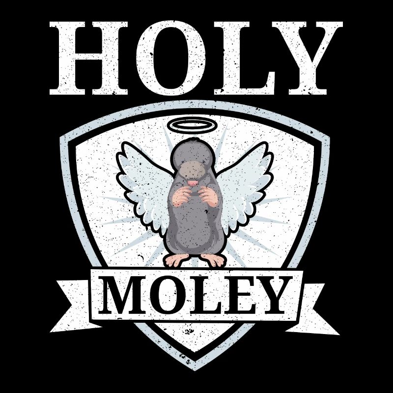 Holey Moley Animal Pun Mole Lover Maulw