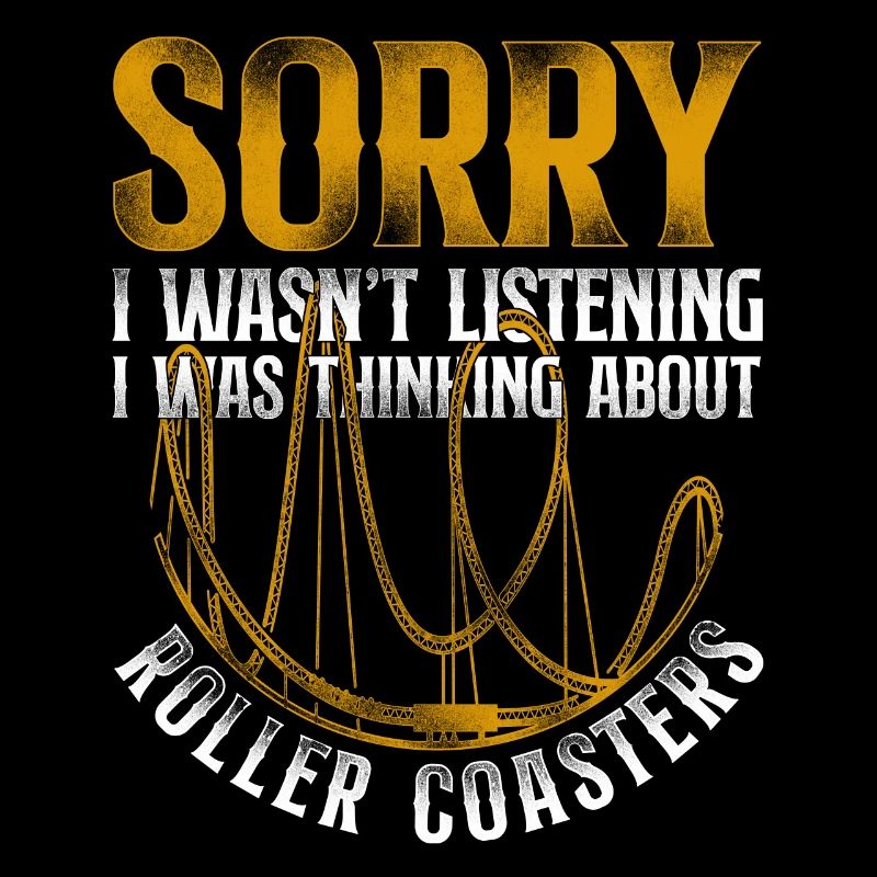 Roller Coaster Vintage Sorry I