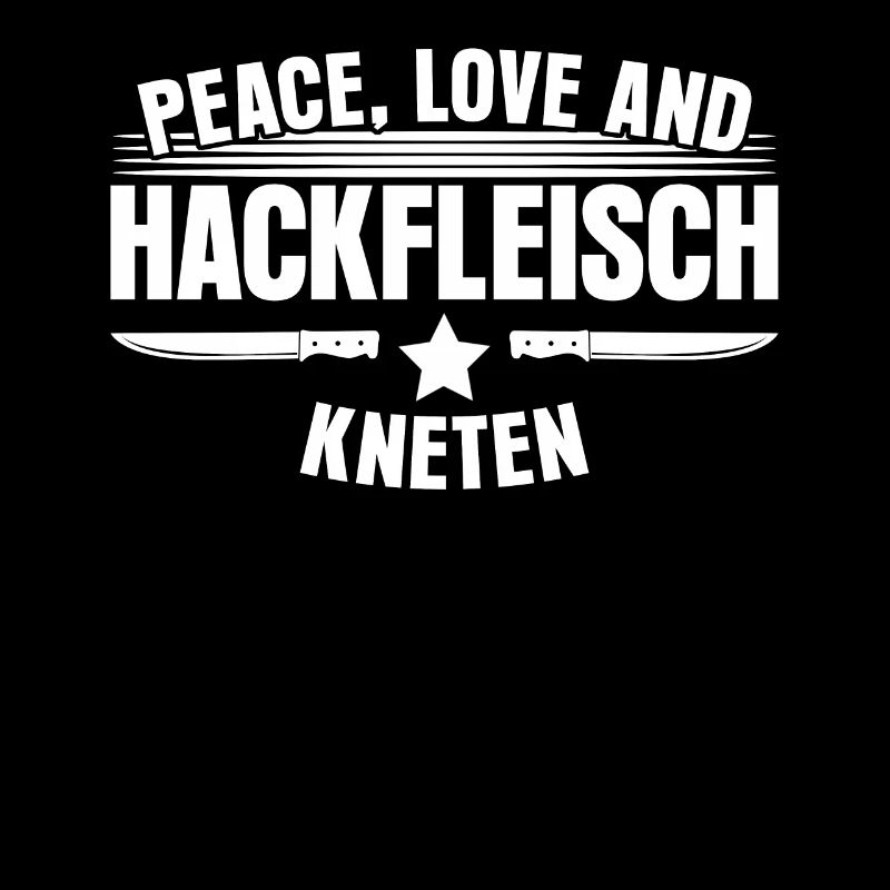 Metzger Hackfleisch kneten Fleischer