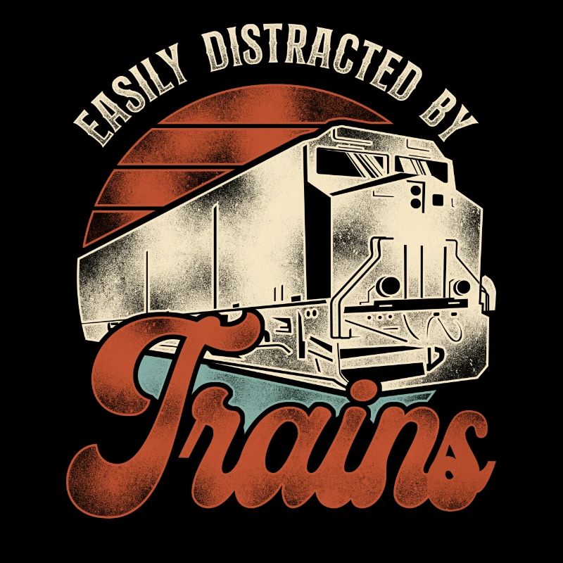 Freight Diesel Train Driver