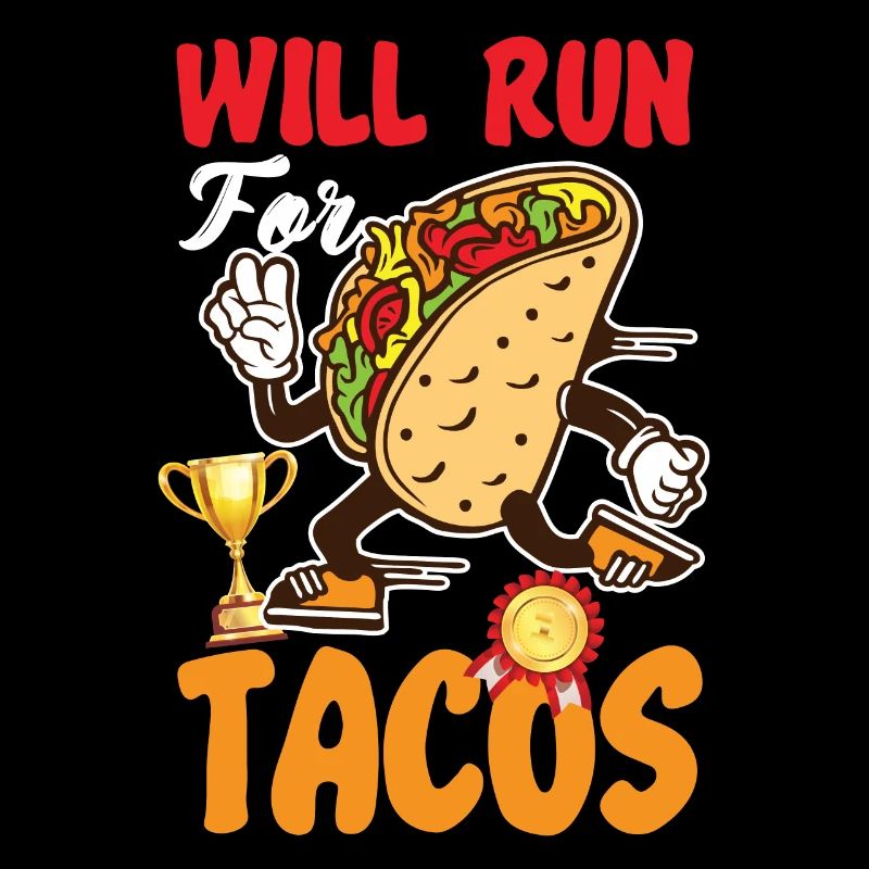 Coureur De course Semi-Marathon Taco
