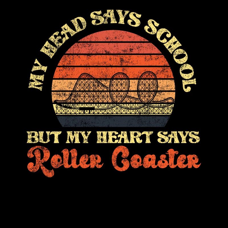 Roller Coaster Retro Vintage My