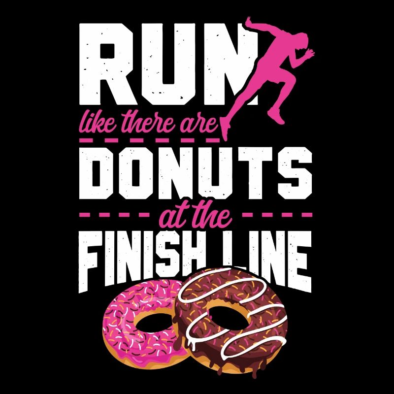 Running Runner Half Marathon Donut