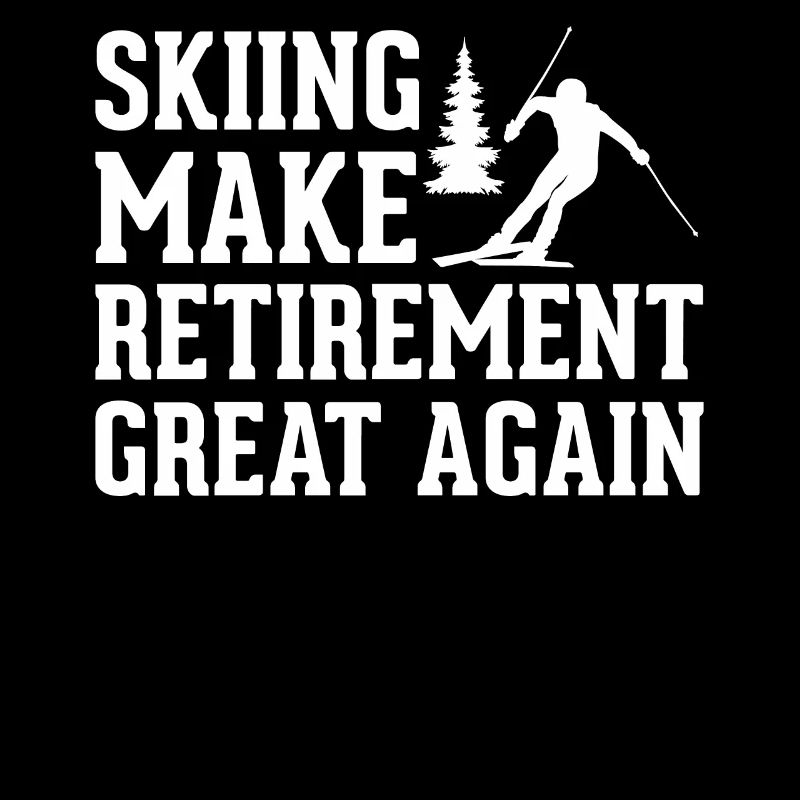 Retired Skiing Skier Grandpa
