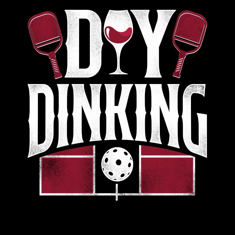 Pickleball Pun Wine Day Dinking