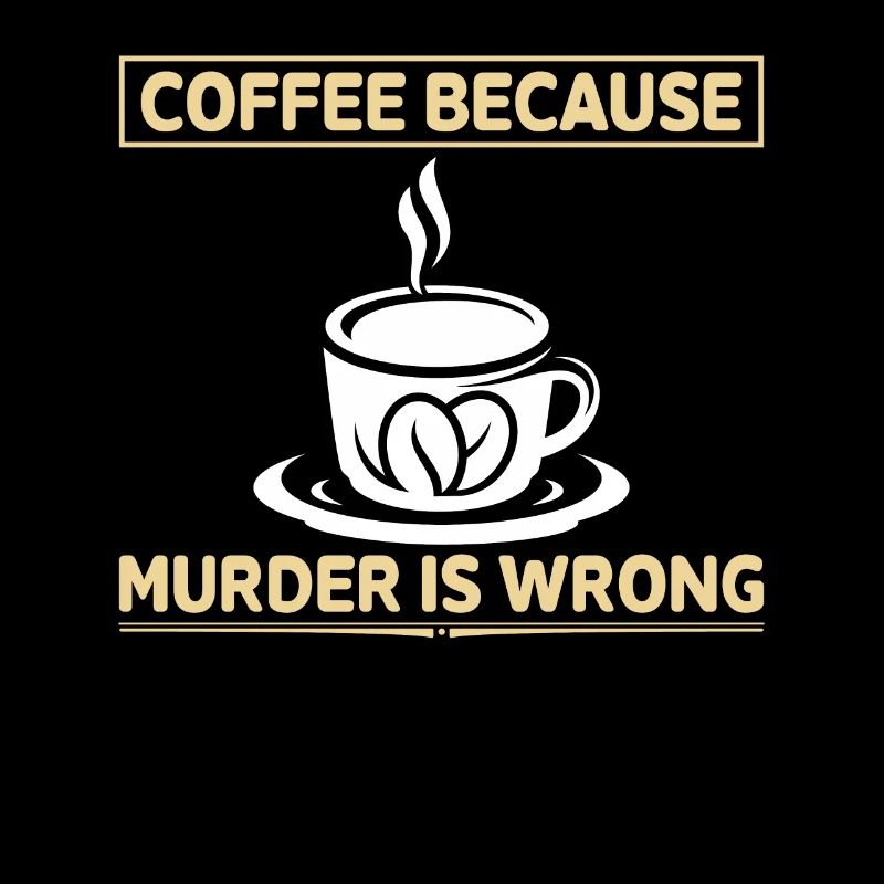 Café parce que le meurtrier a tort