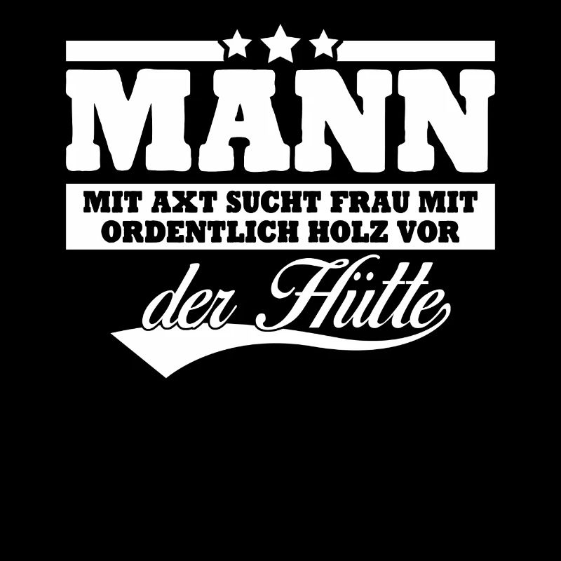 Single Mann mit Axt Alleinstehend