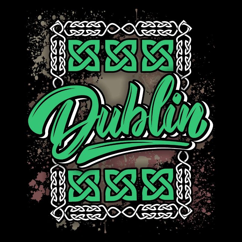 Dublin Dublin-Irland Irland, Spruch, Dublin-Logo