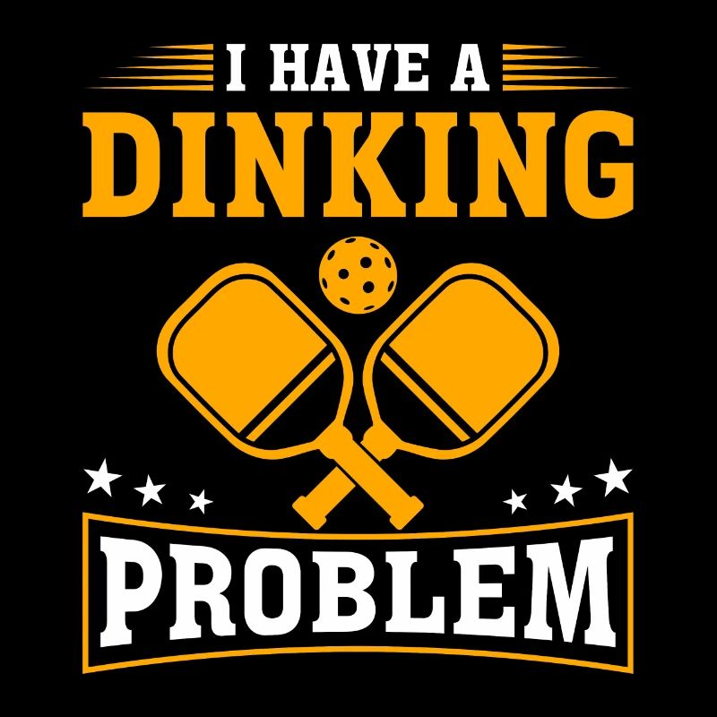 Pickleballspieler Dinking Liebe Pickleball Retro
