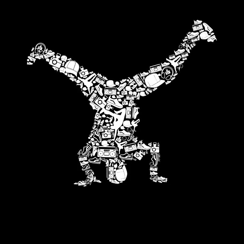 Breakdance Breakdancer Herren Kinder Jungen