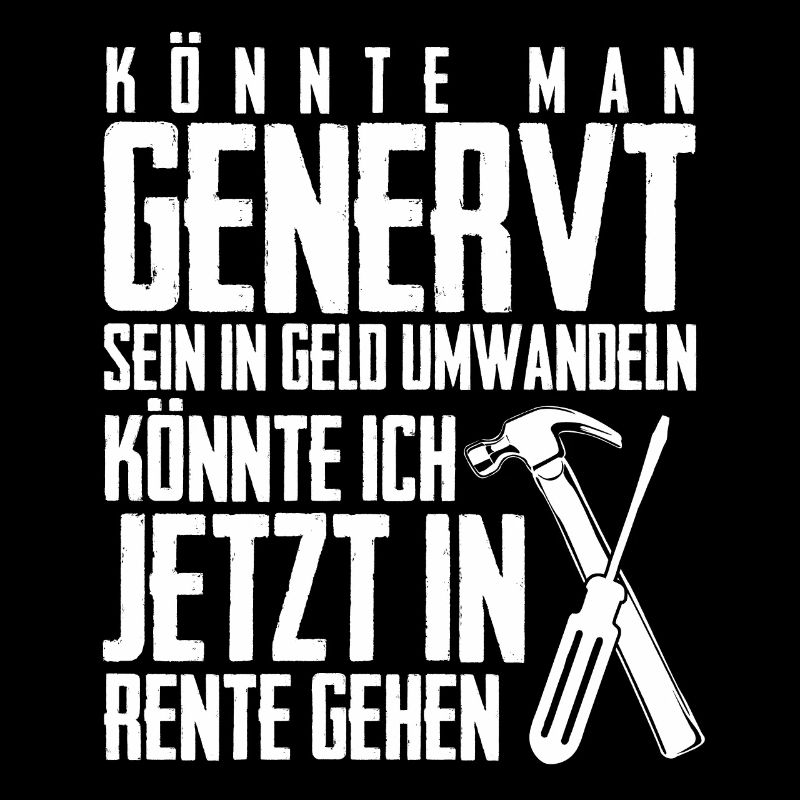 Genervter Handwerker Handwerk