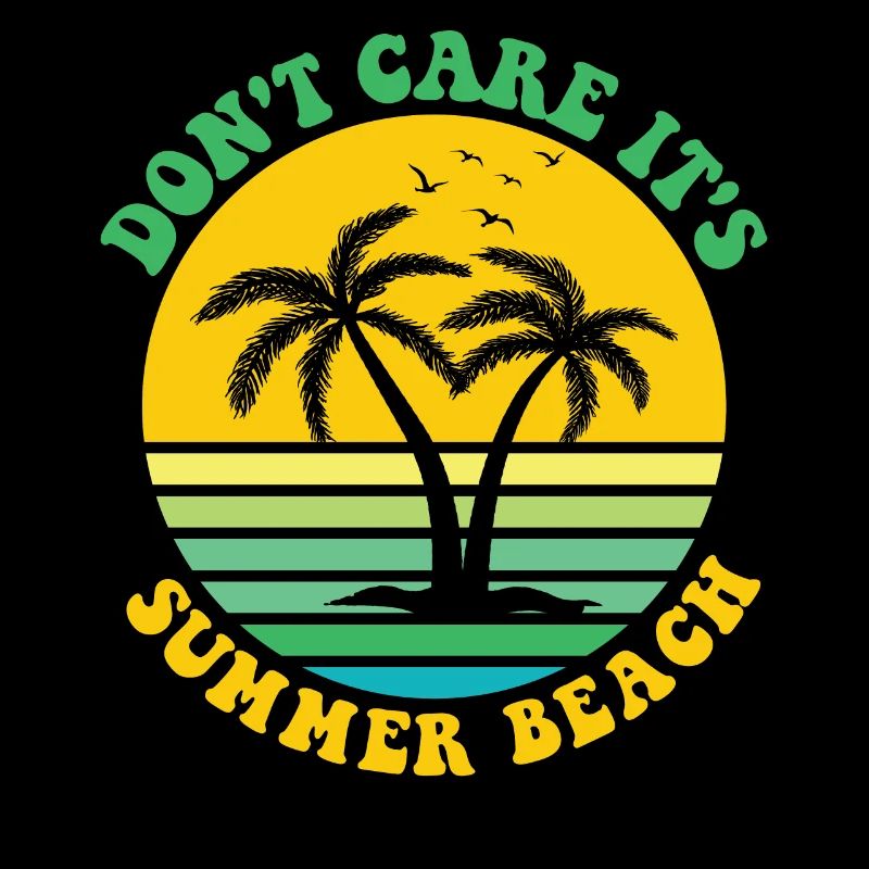No matter it's summer beach