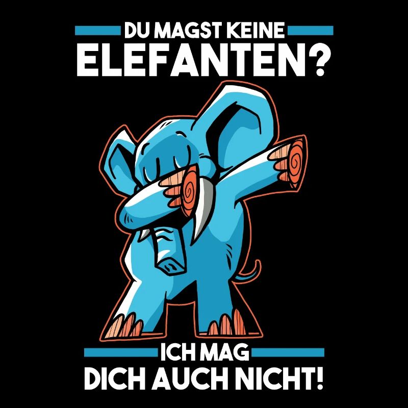 Dickhäuter Rüsseltier Dabbing Elefant